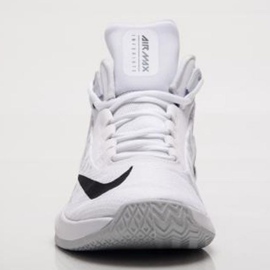 Tênis de basquete Nike Air Max Infuriate 2 Mid M AA7066-100 branco branco 2