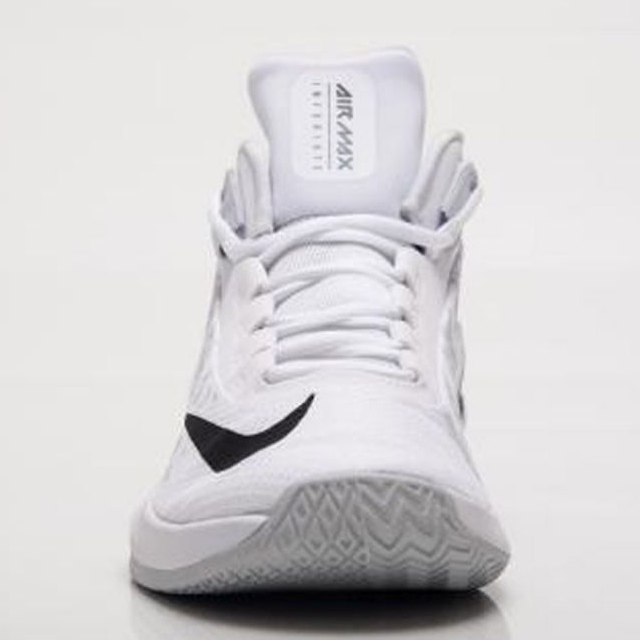 Tênis de basquete Nike Air Max Infuriate 2 Mid M AA7066-100 branco branco 2