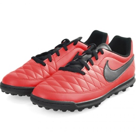 Chuteiras Nike Majestry Tf M AQ7901-600 vermelho vermelho 2