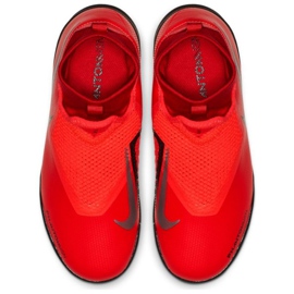 Chuteiras Nike Phantom Vsn Academy Df Tf Jr AO3292-600 vermelho vermelho 2