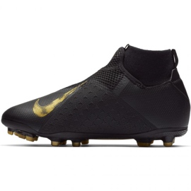 Chuteiras Nike Phantom Vsn Academy Df FG / MG Jr AO3287-077 preto preto 2