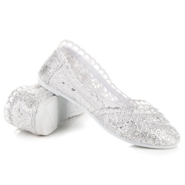 Seastar bailarinas de renda boho cinza 2 Seastar bailarinas de renda boho cinza 2