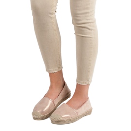 Lucky Shoes Alpercatas em pó com cristais rosa 2 Lucky Shoes Alpercatas em pó com cristais rosa 2