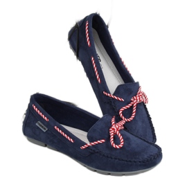 Mocassim azul marinho feminino MH04 Navy azul-marinho 2