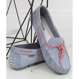 Mocassins femininos azuis MH04 Blue azul 1