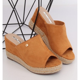 Sandálias Camel MW-3M65 Cunha Camel marrom 1