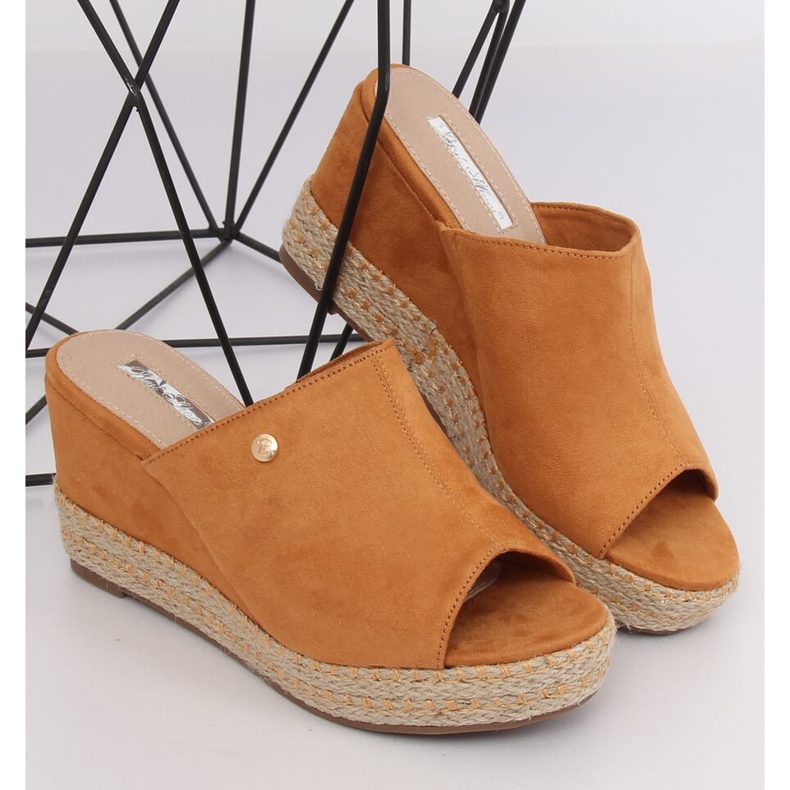 Sandálias Camel MW-3M65 Cunha Camel marrom 1