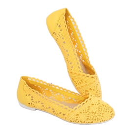 Bailarinas com aberturas amarelas 4701 Amarelo 1