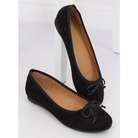 Bailarinas femininas com estampa de leopardo preto H9021 Negro 2