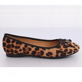 Bailarinas camelo leopardo feminino H9021 Camel marrom 1