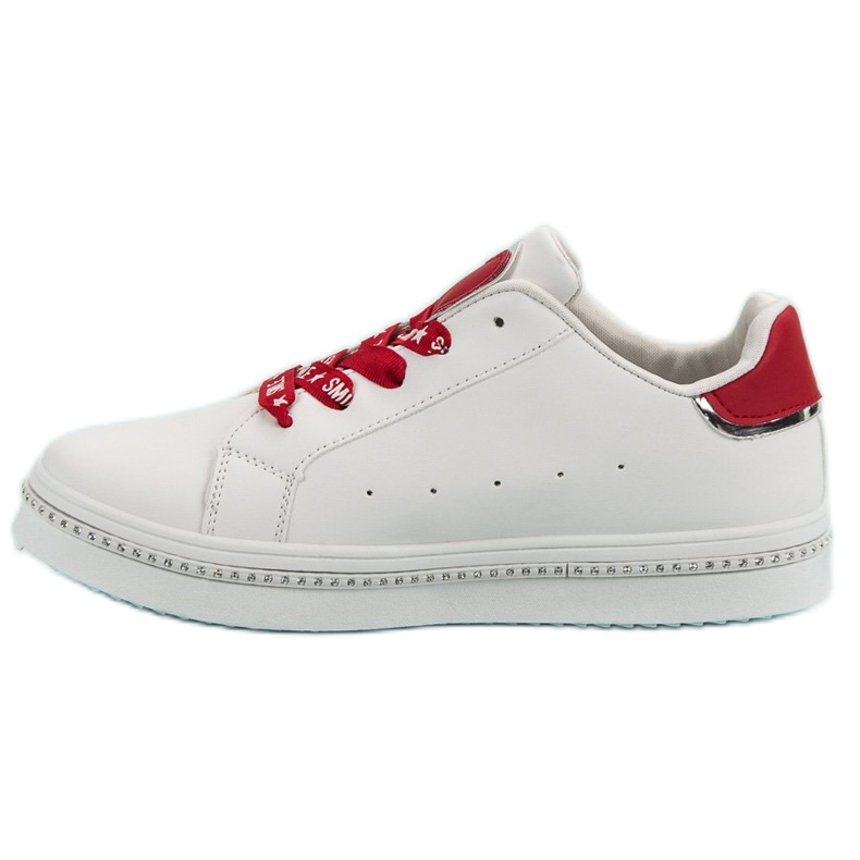 Calçados esportivos de amarrar branco 1