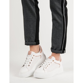 Calçados Esportivos Com Brilho branco 1