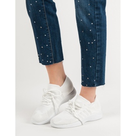 Calçado Têxtil Desportivo branco 1