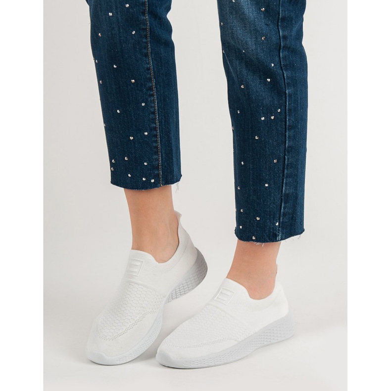 Weide Calçados Têxteis da Moda branco 1