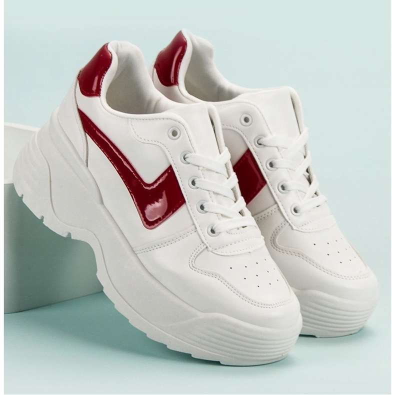 Kylie Tênis na plataforma branco 2