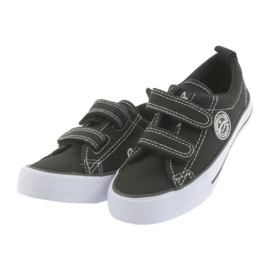 American Club Tênis American Children's Sneakers Black Velcro preto 4