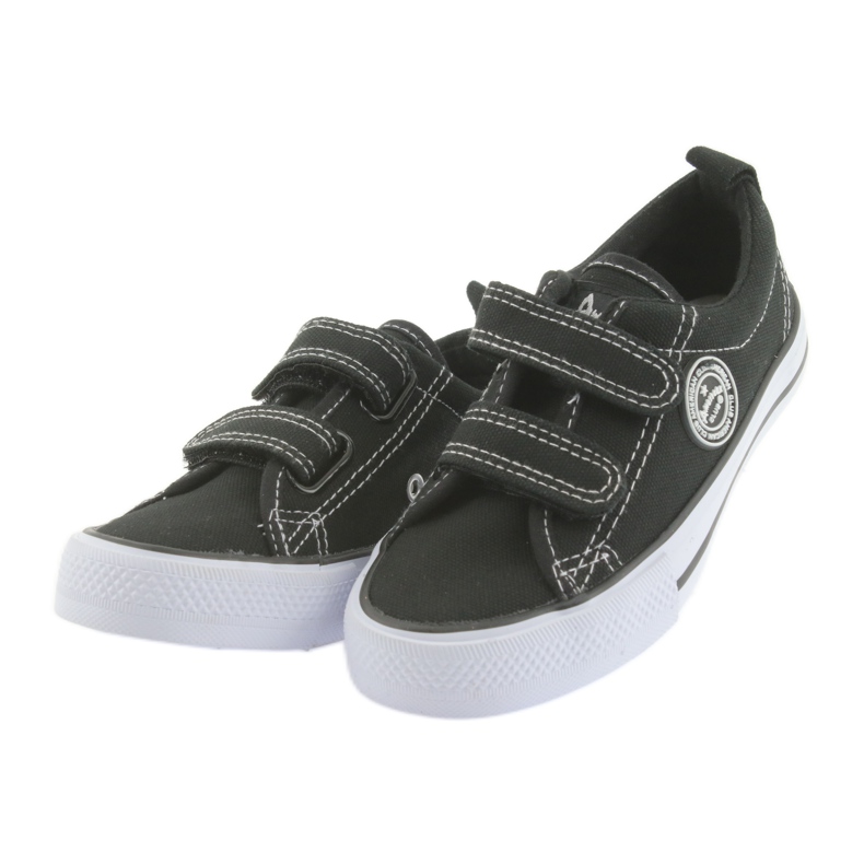 American Club Tênis American Children's Sneakers Black Velcro preto 4