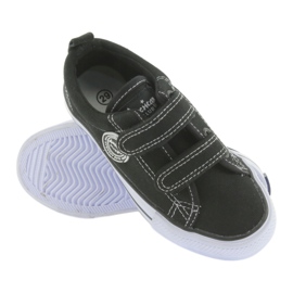 American Club Tênis American Children's Sneakers Black Velcro preto 3