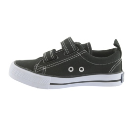 American Club Tênis American Children's Sneakers Black Velcro preto 2