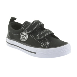 American Club Tênis American Children's Sneakers Black Velcro preto 1