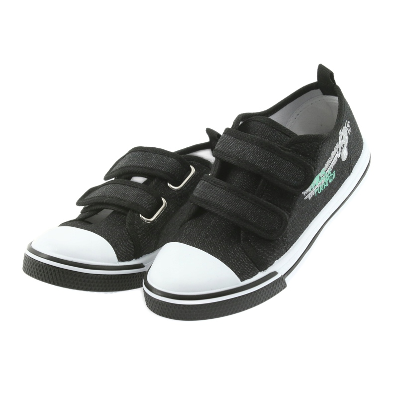 Tênis de velcro Black Motocross Atletico 1809 preto 3