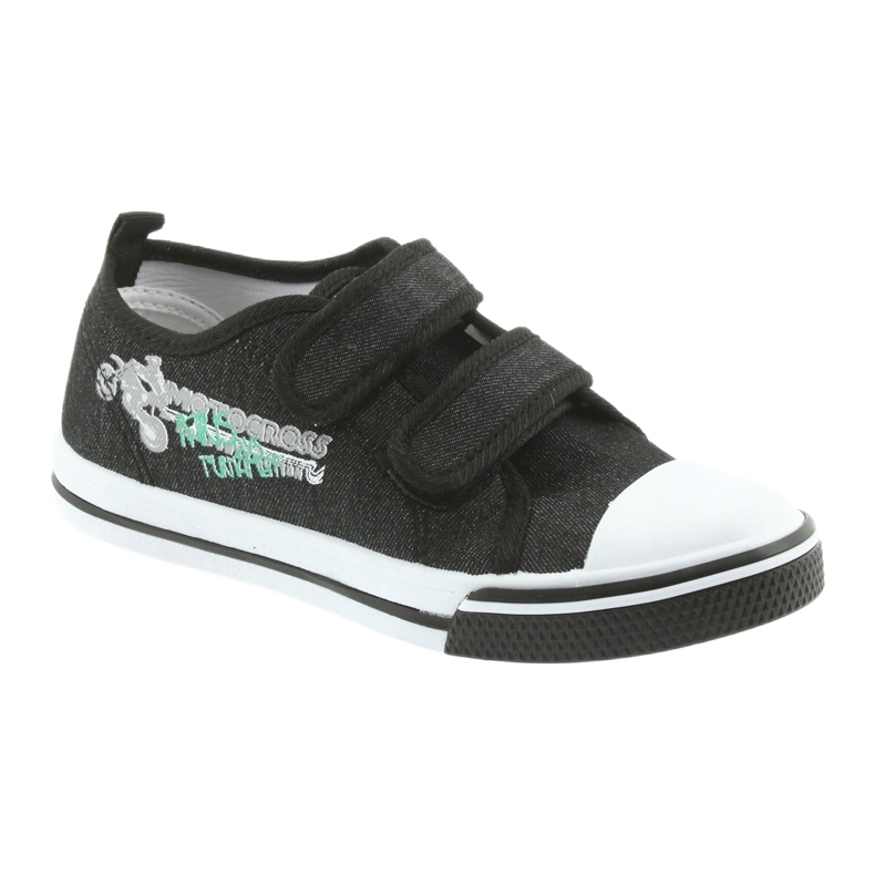 Tênis de velcro Black Motocross Atletico 1809 preto 1