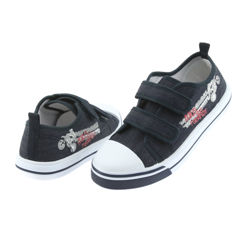 Tênis de velcro Motocross Atletico 1809 azul marinho azul-marinho 4