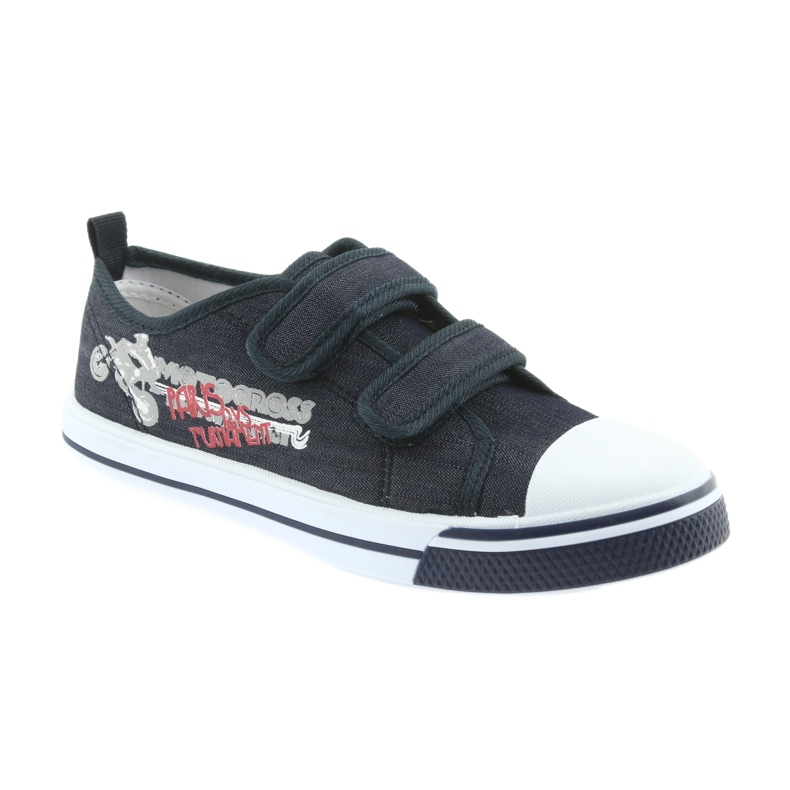 Tênis de velcro Motocross Atletico 1809 azul marinho azul-marinho 1