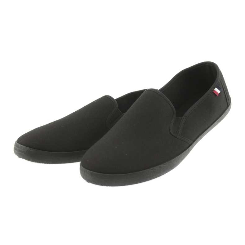Tênis ATLETICO preto slip-on 3
