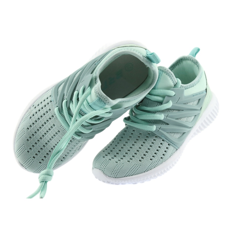 Bartek, palmilha de couro 55114 Mint calçado desportivo verde 5