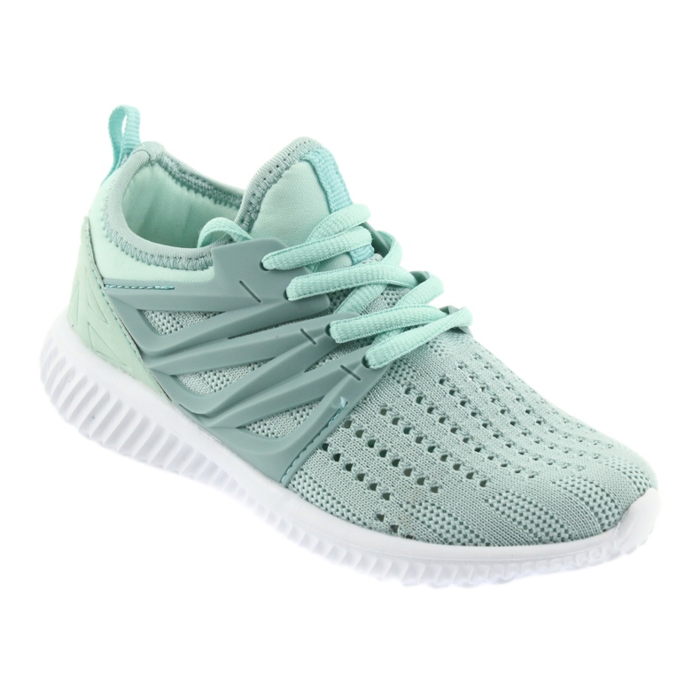 Bartek, palmilha de couro 55114 Mint calçado desportivo verde 1