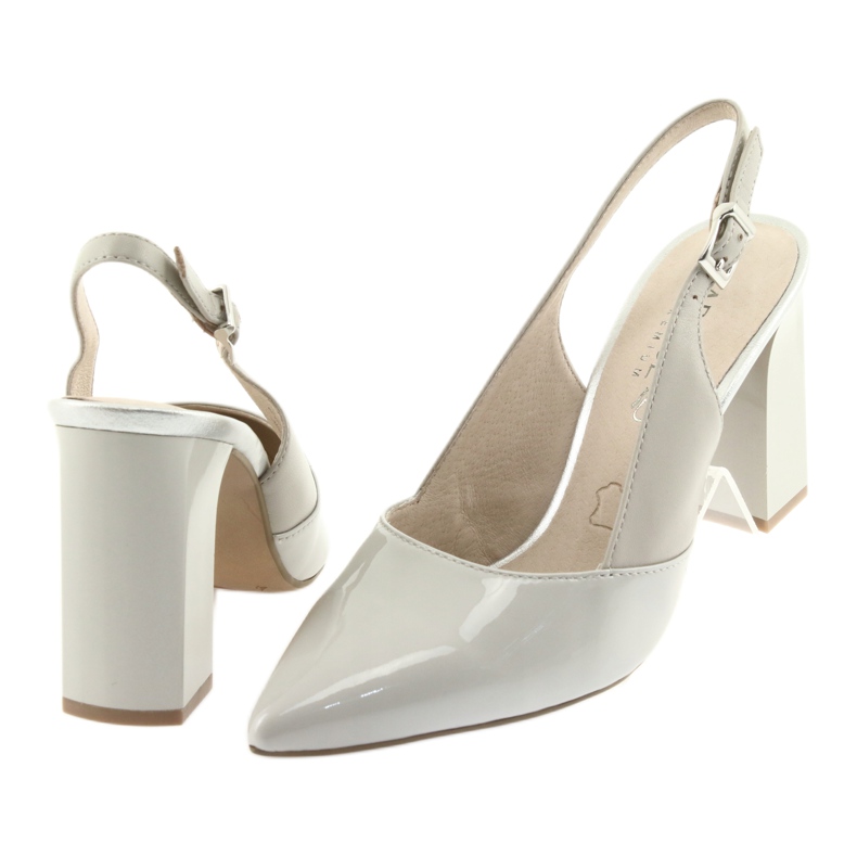 Sandálias femininas cinzentas no posto Caprice 29604 cinza 4