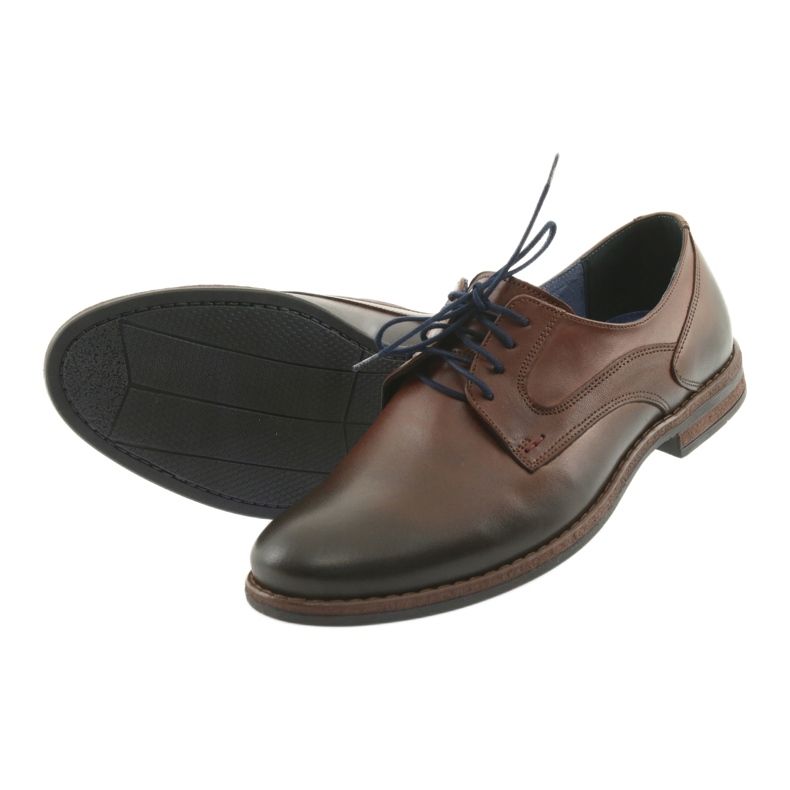Sapatos masculinos marrons Nikopol 1712 marrom 6