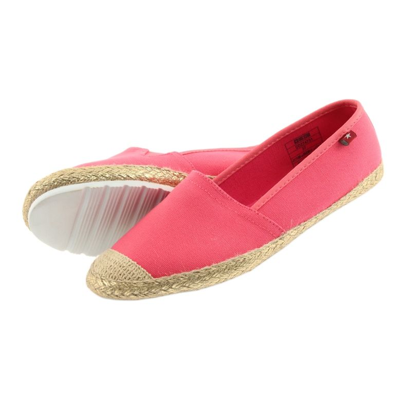 Big Star Alpargelas femininas 274731 rosa-coral 5