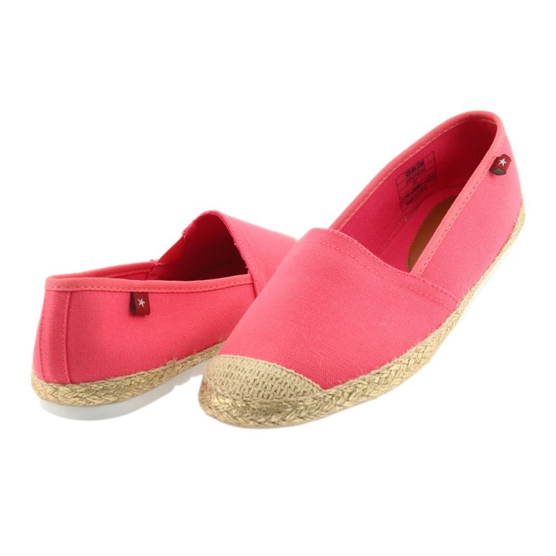 Big Star Alpargelas femininas 274731 rosa-coral 4