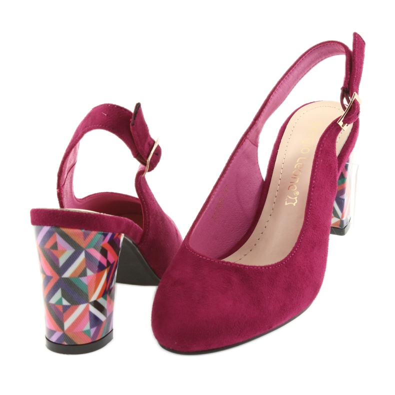 Sandálias no posto de Sergio Leone 788 rosa 4