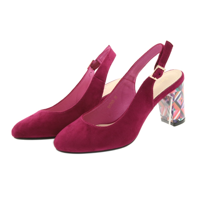 Sandálias no posto de Sergio Leone 788 rosa 3