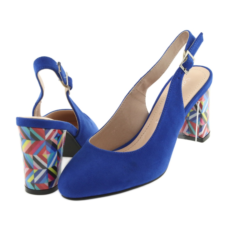 Sandálias no post Sergio Leone 788 microfone índigo azul 4