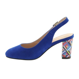 Sandálias no post Sergio Leone 788 microfone índigo azul 2