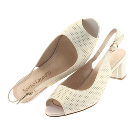 Sandálias no poste de Sergio Leone 794 ouro dourado 5