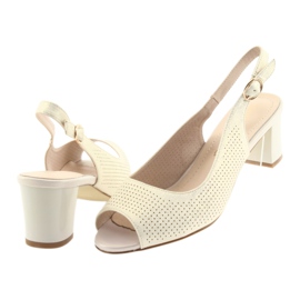 Sandálias no poste de Sergio Leone 794 ouro dourado 4