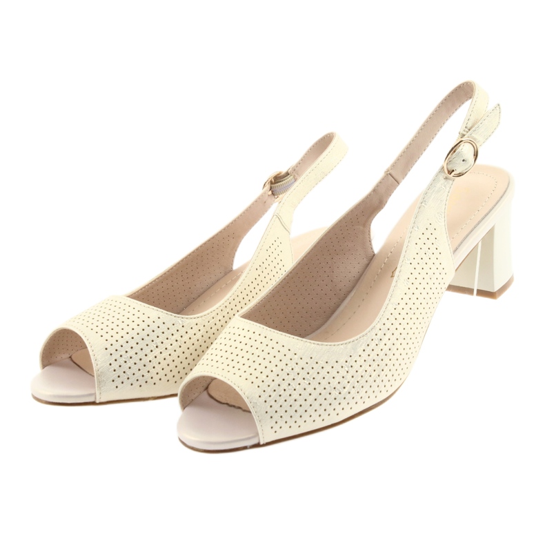 Sandálias no poste de Sergio Leone 794 ouro dourado 3