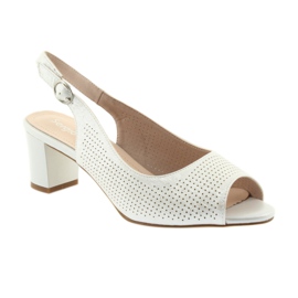 Sandálias no poste de Sergio Leone 794 prata cinza 1