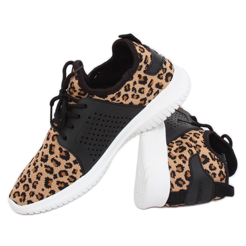 Tênis Leopard 7758-Y Leopard Print marrom 1