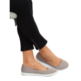 Bailarinas femininas cinza 7845-P Gray 2