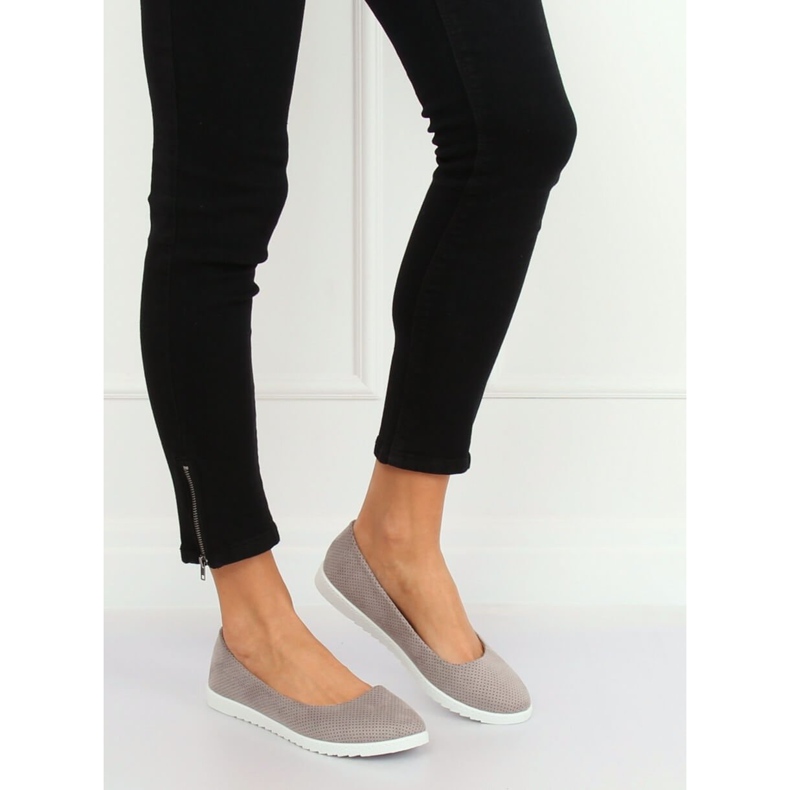 Bailarinas femininas cinza 7845-P Gray 1