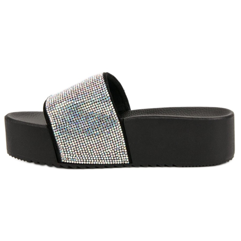 Marquiz Chinelos elegantes na plataforma preto cinza 1