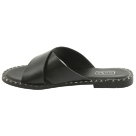 Filippo Chinelos pretos com tachas 2