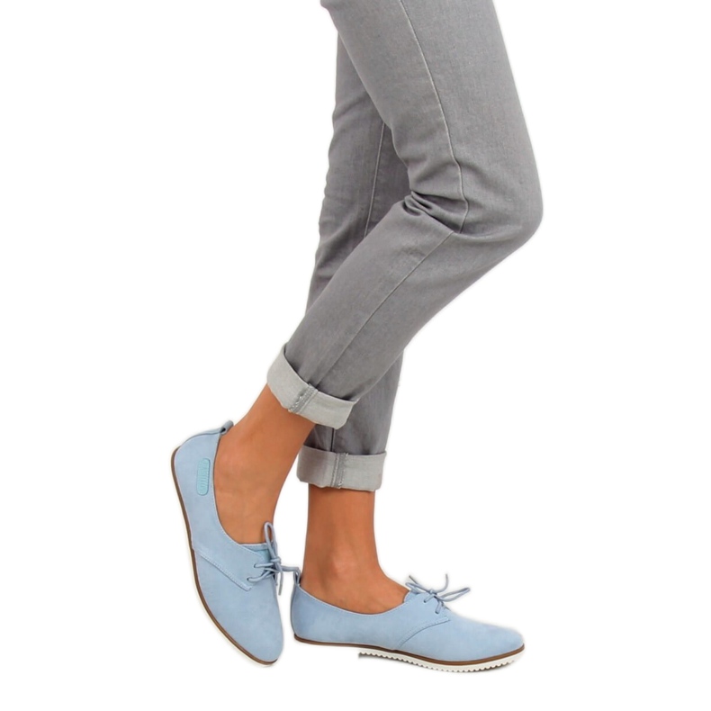 Mocassins azuis femininos azuis 6907-BL Azul 2