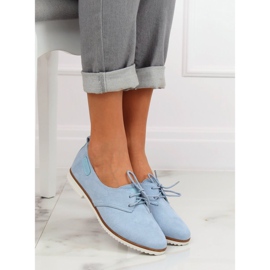 Mocassins azuis femininos azuis 6907-BL Azul 1